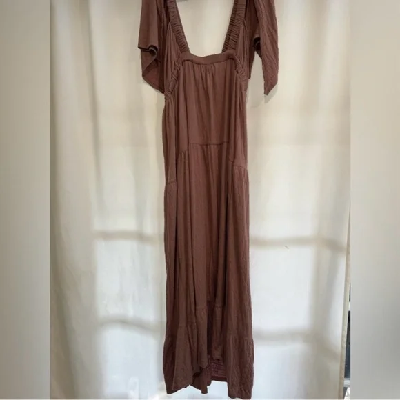 Free People XL Beach LaLa Maxi Dress In Antique Oak - Picture 5 of 6